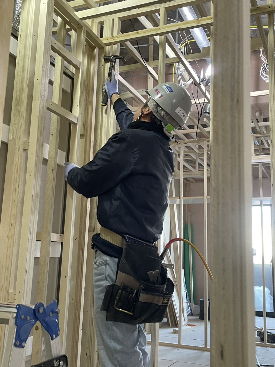 名古屋市名東区　新築マンション　造作大工下地工事